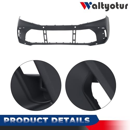 Front Bumper Cover With Parking Sensor Holes For Camry Xse 2025 Primed Plastic Direct Replacement Paintable