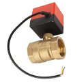 High Performance Dc 24v Way 3 Wire Brass Motorized Ball Valve Electrical G1 1 2 Dn40
