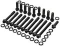 144-3601 6 Point Head Bolt Kit Alloy Steel Hexagon Bolts Black Painted Finish Stock Size 