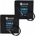 Niche Push Pull Throttle Cable Set For Yamaha Gsx-r600 Gsx-r750 58300-01h10 58300-02h10 58300-01h00