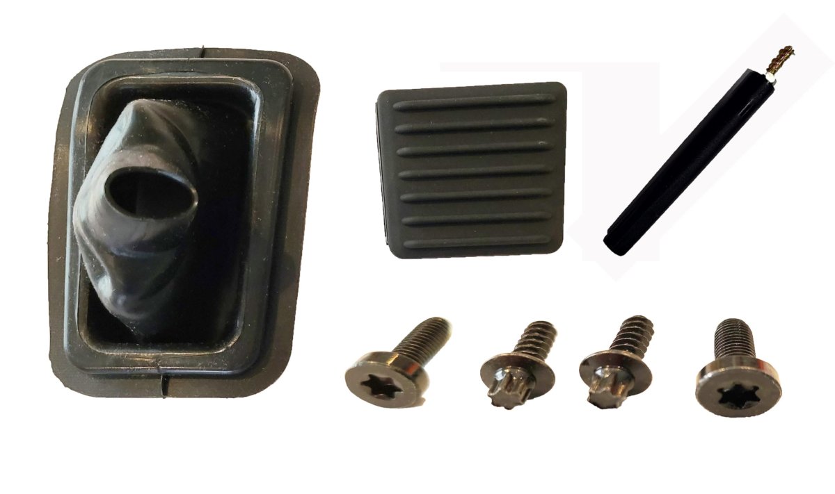 Steering Column Cover Shroud Kit 26036498 For 1995 2000 C K 3500 Tilt And Shift Automatic Transmission Black Plastic With Boot