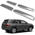 Roof Rack Cover Rail End Shell Fit For Toyota Highlander 2009-2013 For 2008-2010 2008-2013 4pcs Silver 