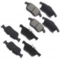 Ceramic Brakes Pads Ocpty Quick Stop Front Rear Brake Pad Fit For 2013-2019d Fusion 2013-2018 For Lincoln Mkz
