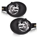 Front Bumper Fog Lights And Bezel Set For 2002-2008 Dodge Ram 1500 2003-2009 2500 3500 Driver Passenger Side Left Right 