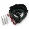 Xkh- Blue Led Glass See Through Engine Cover Compatible With Suzuki Gsx1300r Hayabusa 99 13 Black B076v5krcs