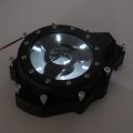 Xkh- Blue Led Glass See Through Engine Cover Compatible With Suzuki Gsx1300r Hayabusa 99 13 Black B076v5krcs