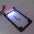 Httmt Mt294-003- Universal Compatible With Suzuk Yamah Kawasak Complete Led License Plate Frame Carbon