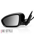 Auto Dynasty Ni1320311 Factory Style Driver Left Side Mirror Manual Folding Power Adjust Compatible With Altima 19-20 Textured