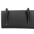 Universal Front Lip Splitter Bumper Adjustable Pp Black Spoiler For Most Cars 23 In X 6 Trim Protection