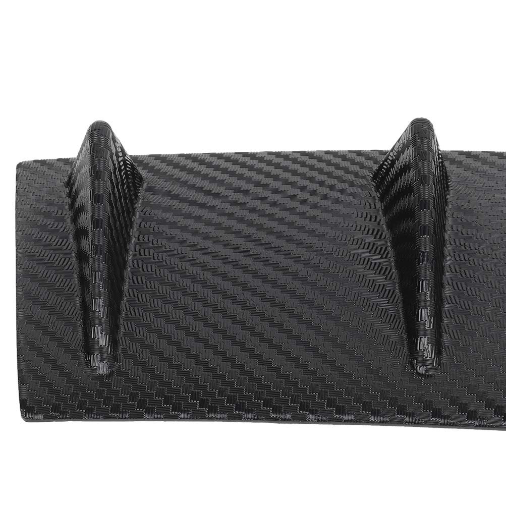 Universal Front Lip Splitter Bumper Adjustable Pp Black Spoiler For Most Cars 23 In X 6 Trim Protection