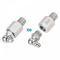 Uxcell Stainless Steel 90 Degree Grease Fitting G1 8 Thread 14mm Width Hydraulic Accessories