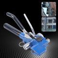 Stainless Steel Cable Tie Gun Zip Band Strapper Pliers Packer Manual Bundle Tool Cable Self-locking Fastening Tension Power