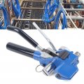 Stainless Steel Cable Tie Gun Zip Band Strapper Pliers Packer Manual Bundle Tool Cable Self-locking Fastening Tension Power
