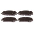 Front Brake Pad Set For Chevy Caprice 2012 Ceramic Friction Material Steel Backing Silver Classification Replacement 19387597 