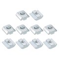 T Nuts 10pcs Galvanized Carbon Steel Slot Bolts 4040 Series M6 Hammer Head Fastener Sliding For Aluminum Extrusion Profile 