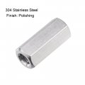 Uxcell M8 X 1 25-pitch 30mm Length 304 Stainless Steel Metric Hex Coupling Nut 5-pack