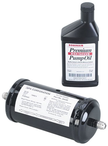 13169 R-12 And R-134a A C Recovery Recycling Unit Maintenance Kit With Filter Drier Vacuum Pump Oil For Automotive Use
