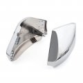 Topteng Motorcycle Battery Side Covers Pair Chrome Fairing Cap Fits For Honda Vtx1300 2003-2009