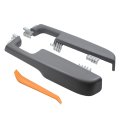 Pair Front Door Armrest Handle Light Gray For Chevy Silverado Tahoe Gmc Sierra Yukon Cadillac Escalade 2000-2006 Left Driver 