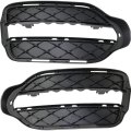 Fog Light Cover Pair For Mercedes Benz Glk250 Glk350 2013 2014 2015 Driver And Passenger Side Textured Black Mb1038174 
