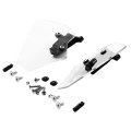 Clear Upper Air Deflector W Mounting Hardware Kit Fit For Honda Goldwing Gl1800 2018-2023 Repl 08r72-mkc-a01 