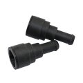 Pair Heater Core Coolant Hose Connector For Cadillac Escalade Deville Buick Rainier Chevrolet Tahoe Parts 15032062 15151873 