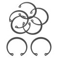 5pcs 1-3 4 Internal Retaining Ring Circlip 65 Mn Spring Steel Snap Rings C-clips For Grooved Shaft Studs Black 