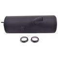 Fridayparts Muffler Silencer With Gasket 1261006-029 1261006-489 Compatible For Polaris Atv Scrambler 500 4x4 2x4 2000-2012