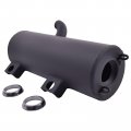 Fridayparts Muffler Silencer With Gasket 1261006-029 1261006-489 Compatible For Polaris Atv Scrambler 500 4x4 2x4 2000-2012