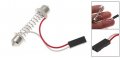 Uxcell Retractable Car Festoon Led Bulb Light Lamp Adapter 