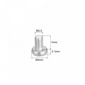 Uxcell M2 5x4mm Torx Security Machine Screws 20pcs 316 Stainless Steel Pan Head Tamper Proof Screw Fasteners Bolts
