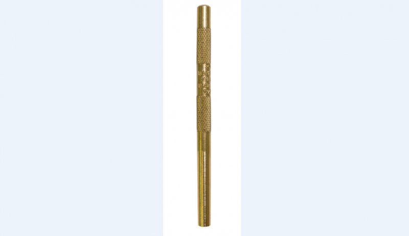 Mayhew Tools 25074 Knurled Brass Punch Drift 1 6mm X 4