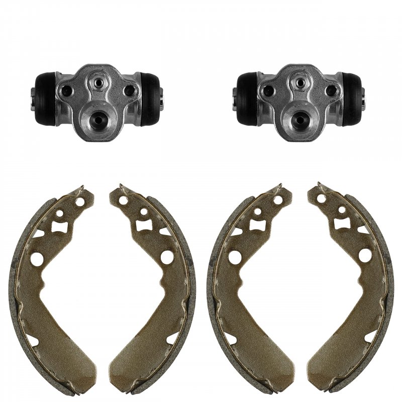Caltric 2x Front Brake Cylinder With Shoe For Kawasaki Mule 610 Kaf400a Kaf400c 2005-2009