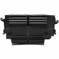 Fo1206125 Factory Style Front Radiator Shutter Assembly Compatible With Ford Focus 2012-2014 Matte Black