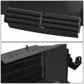 Fo1206125 Factory Style Front Radiator Shutter Assembly Compatible With Ford Focus 2012-2014 Matte Black