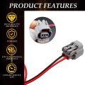 2 Pin Fog Lamp Light Connector Plug Pigtail For Toyota Corolla 2002 2007 Wiring Harness 6189 0031 With 11 8 In Copper Wires And