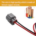 2 Pin Fog Lamp Light Connector Plug Pigtail For Toyota Corolla 2002 2007 Wiring Harness 6189 0031 With 11 8 In Copper Wires And