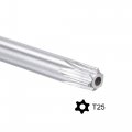 Uxcell T25 Anti Tamper Proof Torx Star Key Bit Wrench L-shape 5 1-inch Long Arm Cr-v Steel 2 Pcs