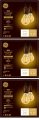 Ge Lighting 6 Bulbs 42160 Led A15 Vintage Amber Glass 4 Watt 240-lumen Dimmable Bulb With Candelabra Base Warm Candle Light