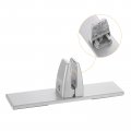 Uxcell Office Desk Partition Support Bracket 2pcs Stand Base Removable Clamp Divider Brackets Screen Clip Holders For 4-9mm