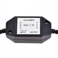 Uxcell Led Dimmer Dc 12-24v 2a 5 5x2 1mm Plug Brightness Adjustable Knob Controller For Single Color Light Plastic Black Pack