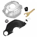 Kuafu Bell Housing Kit With 11 Clutch Fork Inspection Cover Compatible 1959-1988 Chevy Chevelle Malibu Impala Caprice Biscayne