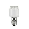 Ledt20e12-28r Led S6 Bulb 28v 60ma 1 8w Red Light E12 Candelabra Base 120 Degrees Viewing Angle Long Lasting 