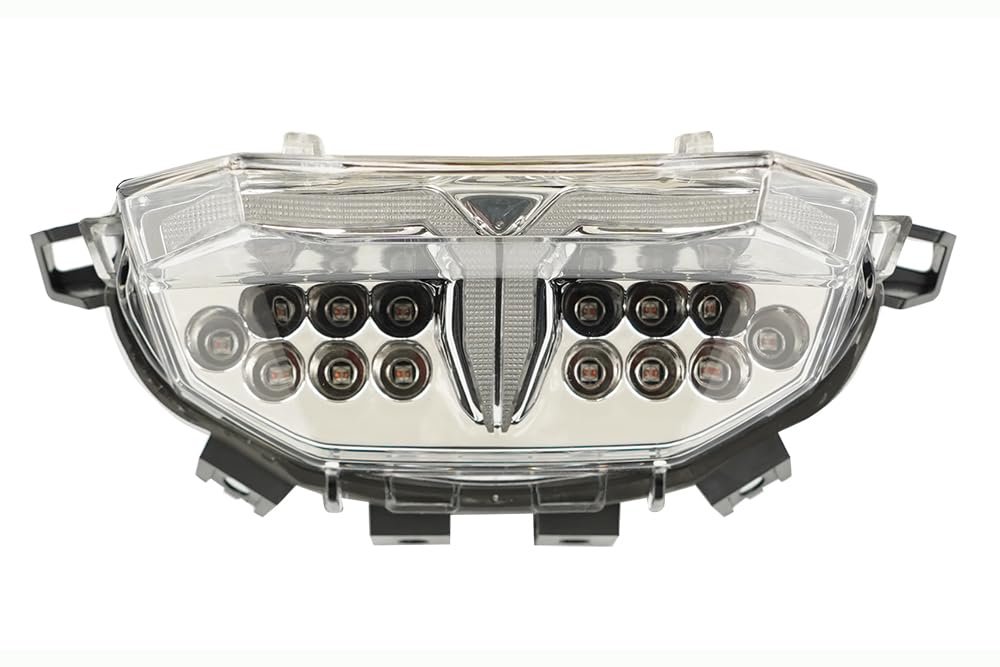 Integrated Sequential Led Tail Lights Clear Lens For Yamaha Mt-09 2024-2026 Super Bright Brake And Turn Signals With Stop Alert