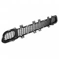 Hecasa Lower Grille Grill Compatible With 2014-2018 Jeep Cherokee Bumper Assembly Black Abs Plastic Replacement For 68203216aa