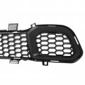 Hecasa Lower Grille Grill Compatible With 2014-2018 Jeep Cherokee Bumper Assembly Black Abs Plastic Replacement For 68203216aa