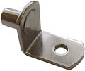 1 4 In Bracket Style Cabinet Shelf Support Pegs With Hole Polished Nickel Pack Of 25
