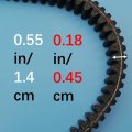 Tuzliufi Drive Belt Compatible With Polaris Ranger Sportsman Rzr S 700 800 Efi Xp Le 4x4 6x6 Tooth On Both Sides 1041a 28a 14