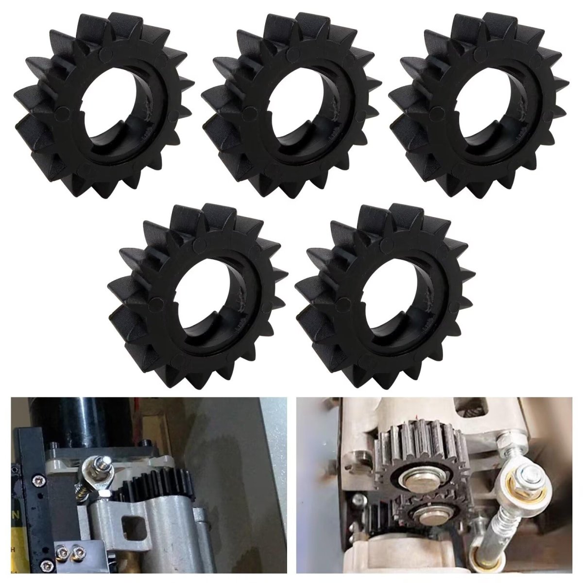 5pcs Starter Motor Pinion Gears 16 Tooth For Briggs And Stratton John Deere Riding Mowers 1 625 In Outside Diameter Replaces