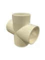Era Schedule 40 Pvc-u 3 Cross Pipe Fitting Socket Connection Nsf-dwv Compliant 